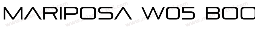 Mariposa W05 Book字体转换